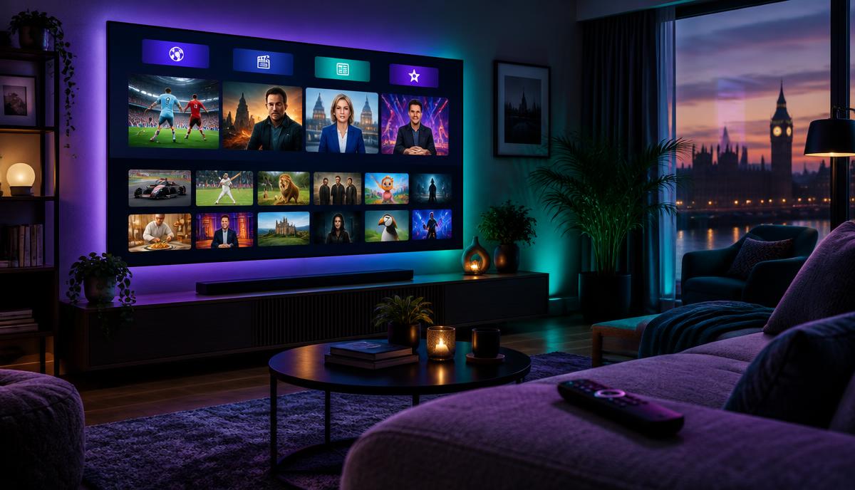 British IPTV — 30,000+ UK channels including Sky Sports and Premier League streaming in 4K